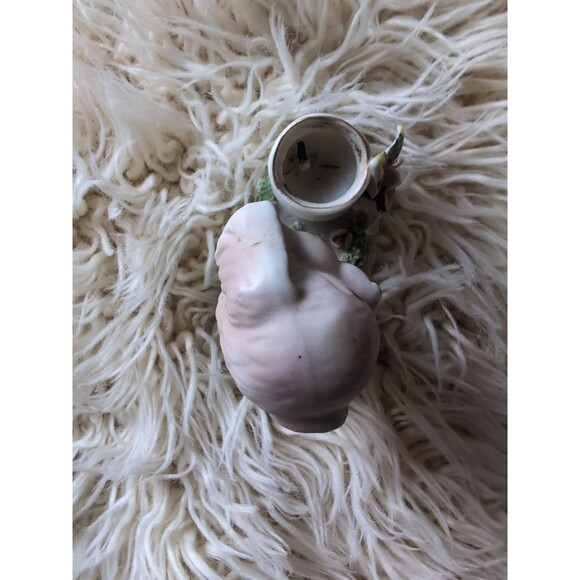 Vintage Anthropomorphic Puppy Dog Planter or Matchstick Holder Kitschy Figurine - Picture 9 of 11